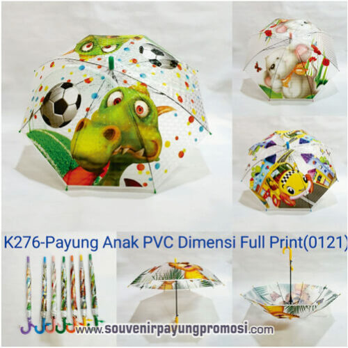Payung Anak PVC Fullprint Kode K276