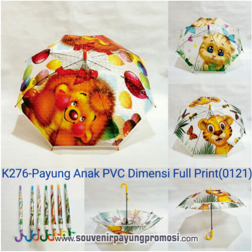 Payung Anak PVC Fullprint Kode K276a